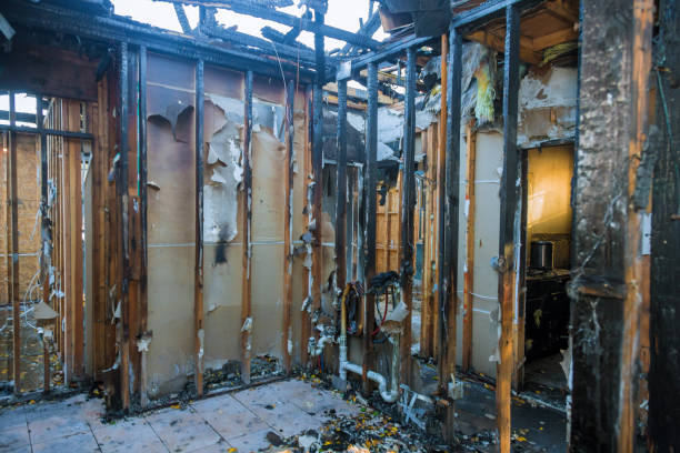 Professional Fire Damage Restoration technician working in Winter Garden, FL